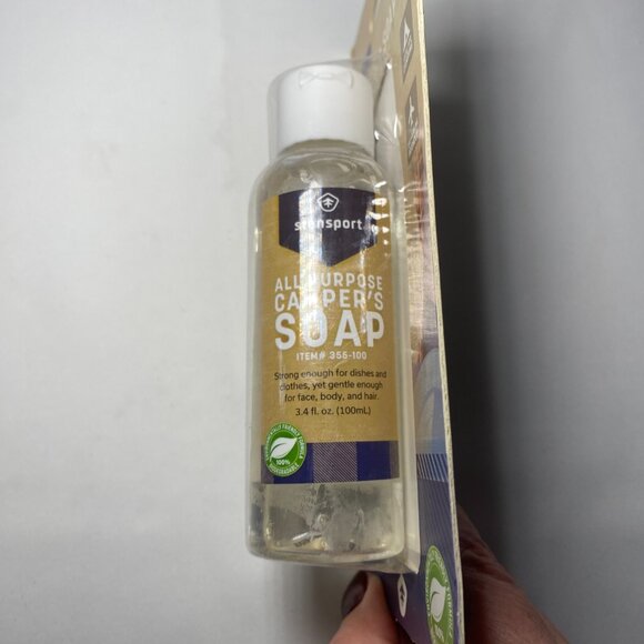 Lot of 2 Stansport All Purpose Campers Soap Skin Hair Dishes Clothes New Expired - Picture 4 of 5